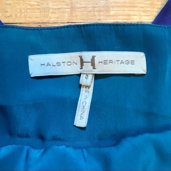 Luxury Event Halston Heritage Asymmetrical Hem Party Dress 4 Wedding Guest - Picture 6 of 10